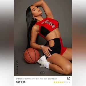 shein rave shorts
